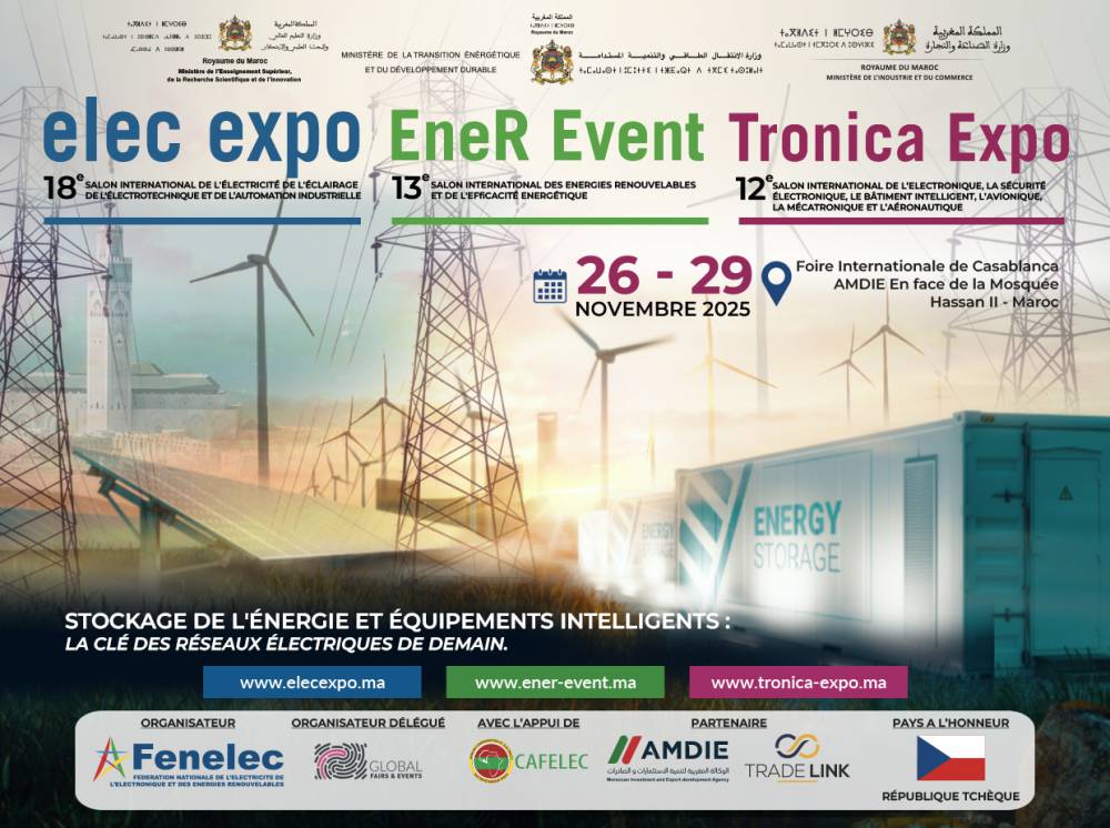 Trois salons pour propulser le Maroc au cœur de la transition énergétique