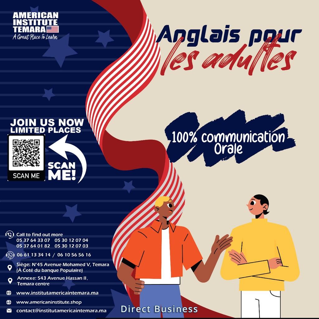- Cours d'anglais pour adolescents | Institut Americain TEMARA