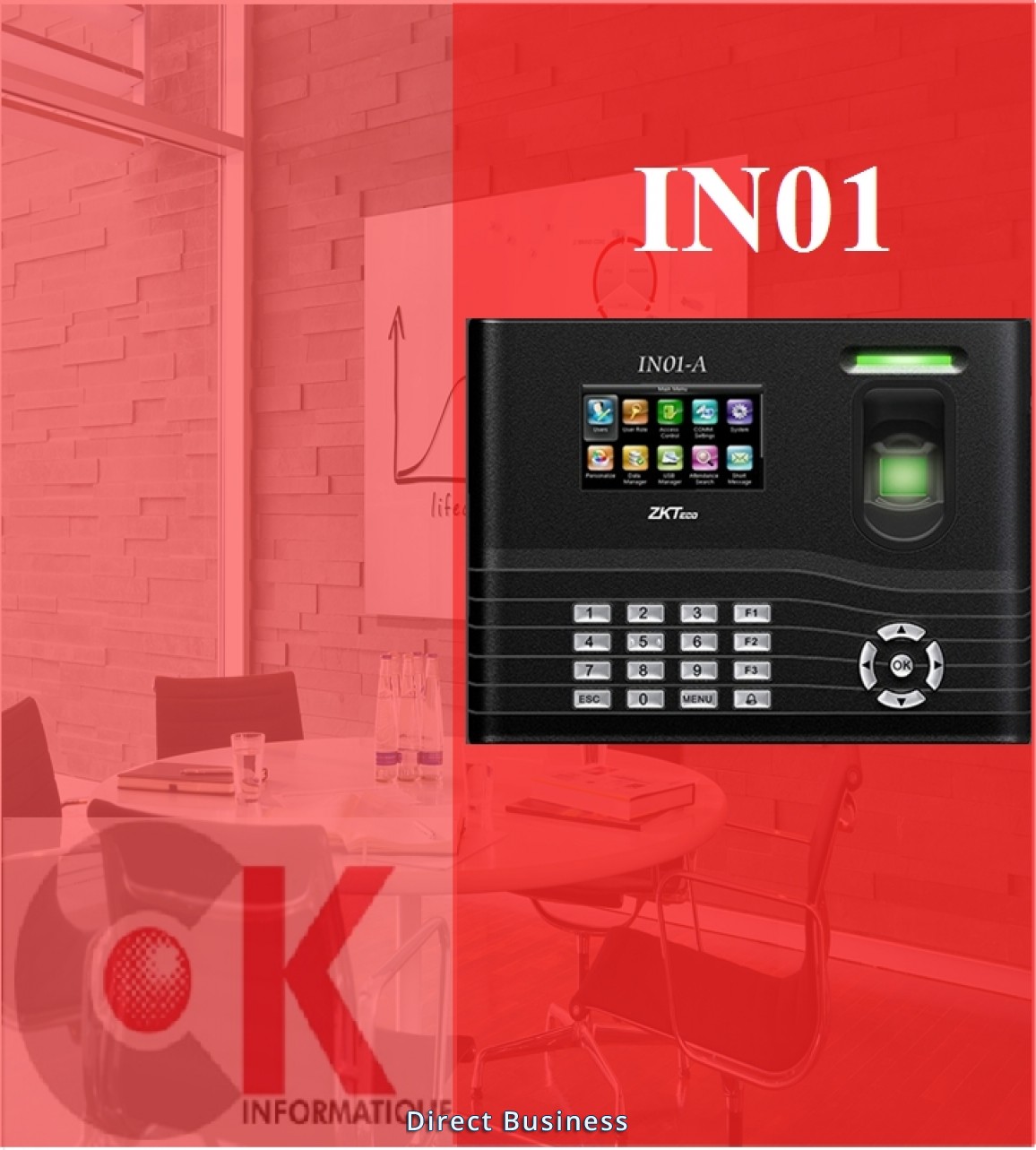 Pointeuse biométrique informatisée couleur