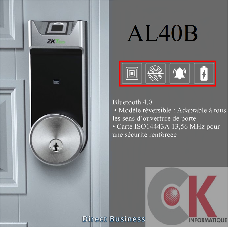 Serrure d'empreintes digitales