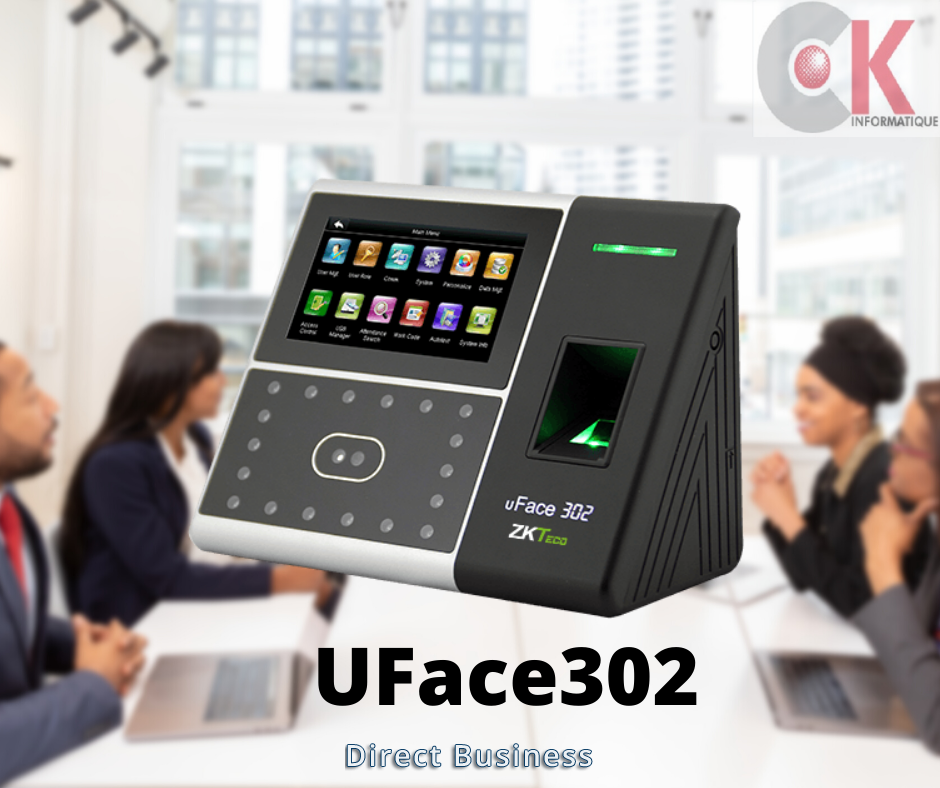 Pointeuse Biométrique à reconnaissance faciale UFACE302