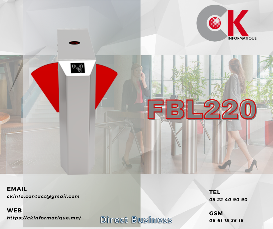 contrôle d’entrée Portillon basculant FBL200 / FBL220