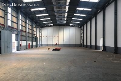 Bâtiment de production et stockage de 1.700m² à Ain Sebaâ
