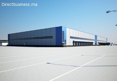 Dépôt hangar 1260m2 et parking 1500m2 rte eljadida
